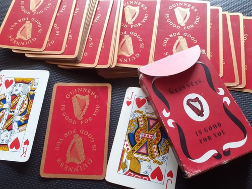 Guinness vintage playing cards - vintage,