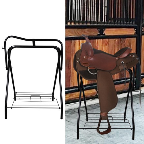 Horse saddle rack - saddle,