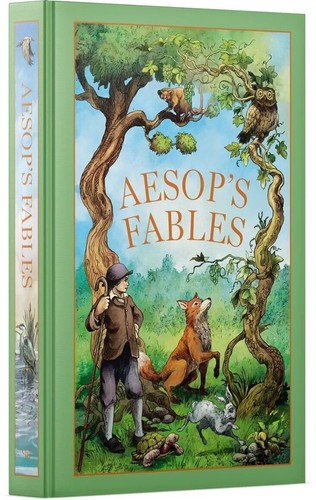 Aesop fables - fables, (leather-bound)