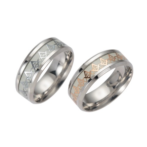Mens masonic band ring - mens,