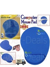 Mouse Mat Pad Plain Fabric Non Slip Foam PC Desktop Desk Computer Office Laptop.
