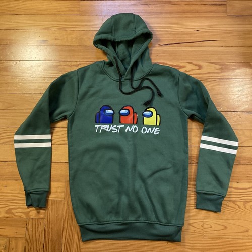 Among hoodie mens green - among,
