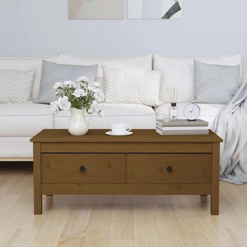Coffee table honey - coffee,