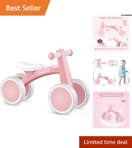 Sturdy wheel balance bike - 4-wheel,