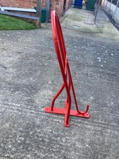 Wall mounted saddle rack