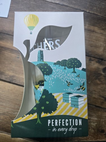 Thatchers pint glass - pint, new