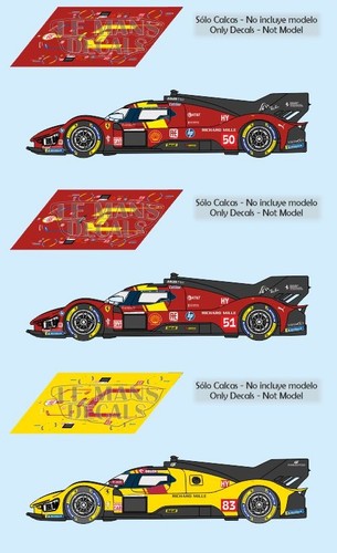 Decals ferrari 499 - decals, hypercar