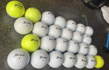 24 Srixon Z star golf balls mint A grade white yellow