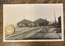 1525. CARDIFF Running Shed WALES British railway photograph