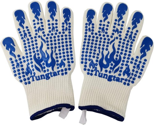 Oven mitts heat resistant bbq - oven,