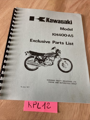 Kawasaki kh400 supplement - kawasaki, a5