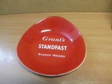 Grant’s Steadfast Scotch Whisky – Burleigh Ware ceramic Ashtray c1960