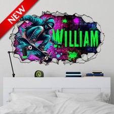 PERSONALISED 3D CRACKED WALL