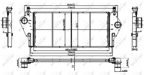 Fits nrf 30432 intercooler - nrf,