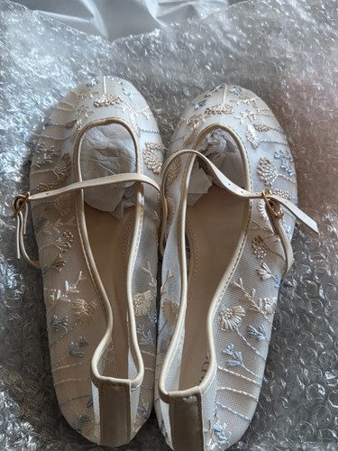 Zara shoes embroidered mesh - zara, shoes;