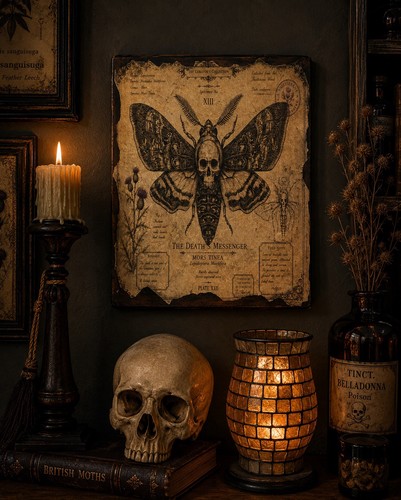 Death head moth gothic - moth,