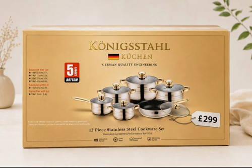Königsstahl küchen 12pc - königsstahl,