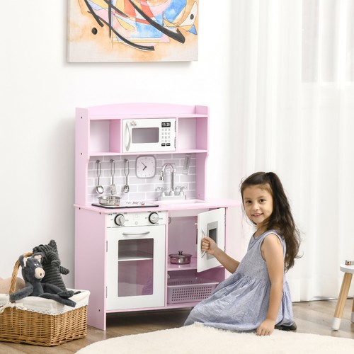 Kids kitchen playset wooden - kitchen,