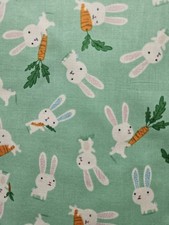 Rabbit fabric remnant - rabbit,