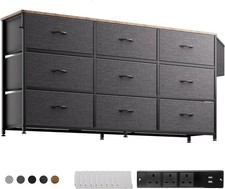 9-Drawer Fabric Dresser with