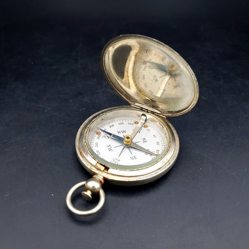 Antique pocket compass working - pocket,