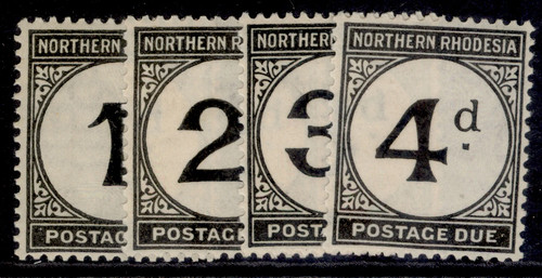 Northern rhodesia d1 d4 - sg, d1-d4