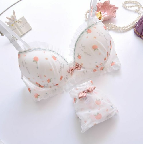 Girls korean cute bra set - girls,