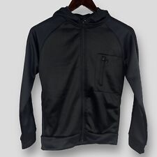 URBAN OUTLAWS Boys Black Full Zip Hoodie 11-12 Years 146-152cm Pre Owned