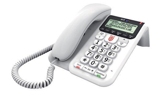 Corded landline phone decor - bt,