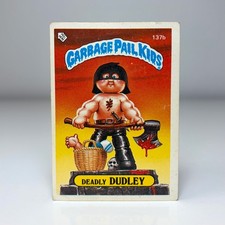 Garbage Pail Kids | Series 4 | Deadly Dudley | 137b