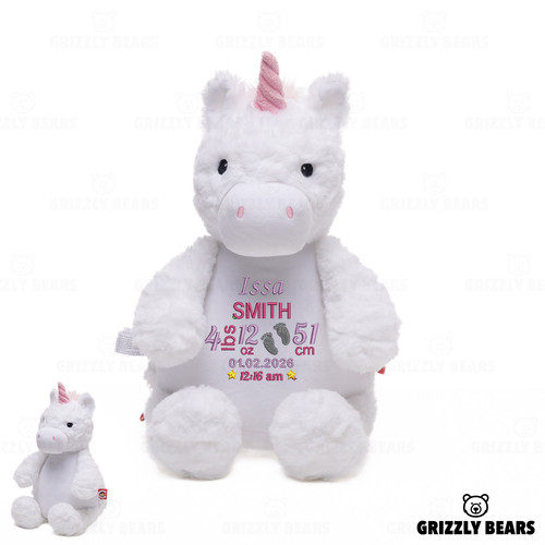 Personalised plush 40cm teddy - 40cm,