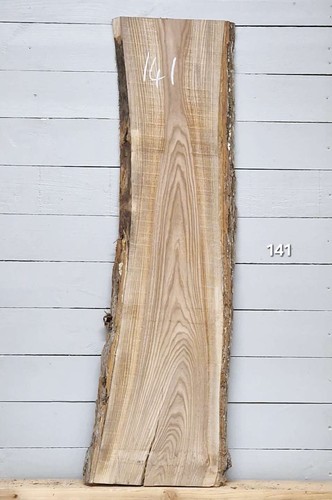 Elm live edge timber 1250mm - elm,