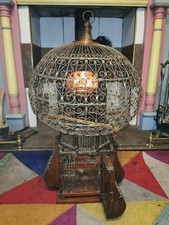 ANTIQUE WOOD/WIRE HOT AIR