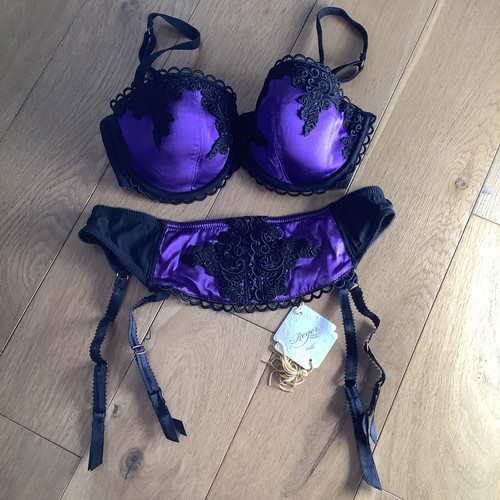Janet reger purple black - purple,