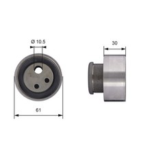 Gates T41118 tensioner pulley