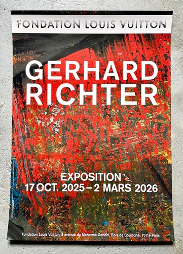 Gerhard richter expo poster - gerhard,