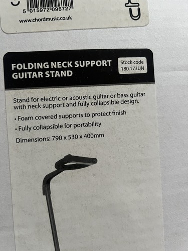 Chord guitar stand with - stand, neck