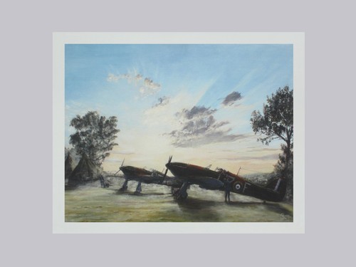 Hawker hurricane art print - hurricane,