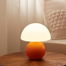 Dawnwake Mushroom Lamp Table Lamp for Bedroom, Desk Bedside Small Lamps for