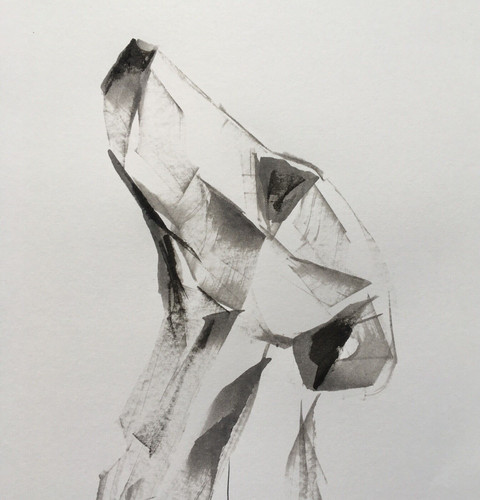 Original signed ink sketch - signed,