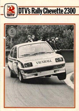 DTV Vauxhall Chevette 2300 HS Group 4 Rally Car 1977 UK Market Foldout Brochure