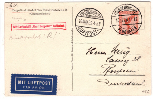 Graf zeppelin germany air mail - graf,