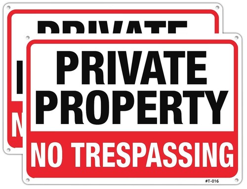 Large private property - property, no