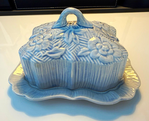 Ceramic covered butter - ceramic, dish