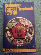Rothmans football yearbook 1979-80 10th Edition Good condition