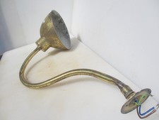 Vintage Brass Swan Neck Wall