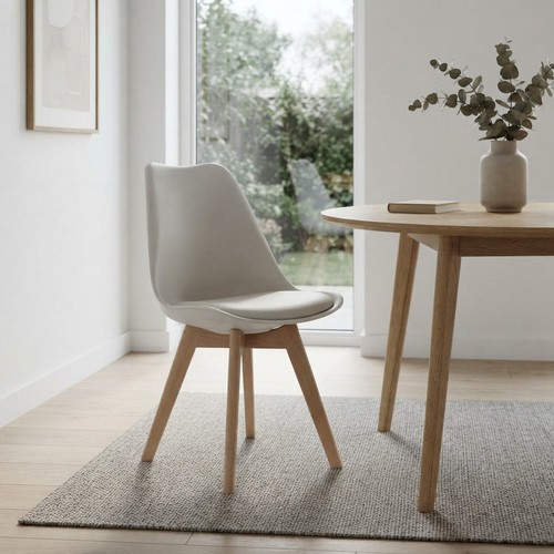 Luxury beige cushioned wooden - beige,