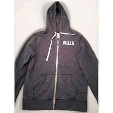 Jack Wills Hoodie Meduim Navy Blue Zip