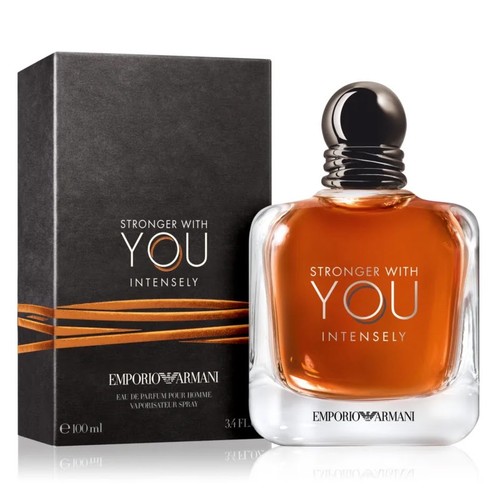 Armani stronger with - with, you