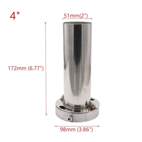 Silencer round tip exhaust - silencer,